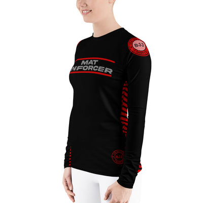 Women's Mat Enforcer Rash Guard | The Jiu Jitsu T-Shirt Co.