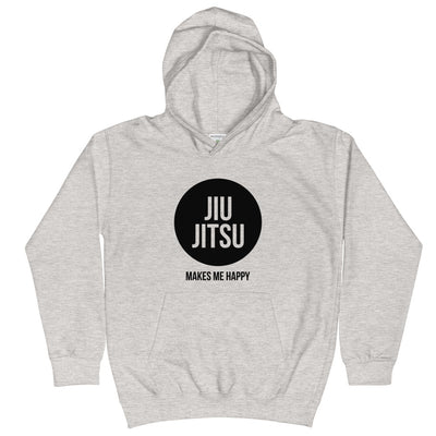 Youth "Jiu Jitsu Makes Me Happy" Hoodie | The Jiu Jitsu T-Shirt Co.